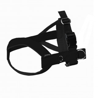 Černé DOG HARNESS for Whippets