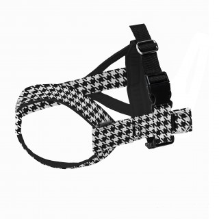 Tweed Black DOG HARNESS for...
