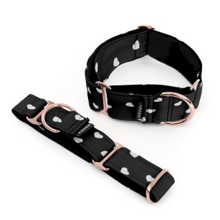 Srdíčka MARTINGALE COLLAR