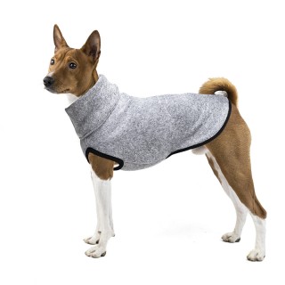 Šedý TIF SVETR pro Basenji