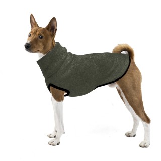 Khaki TIF SVETR pro Basenji