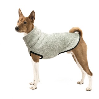 Mintový TIF SVETR pro Basenji