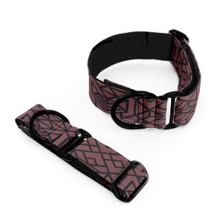 Geometric Burgundy...