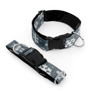 Snow Modrý COLLAR WITH BUCKLE