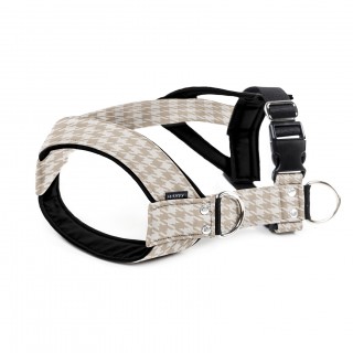 Tweed Beige EW DOG HARNESS...
