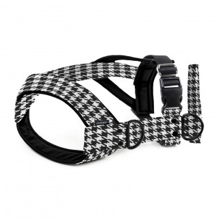 Tweed Black THREE-POINT DOG...